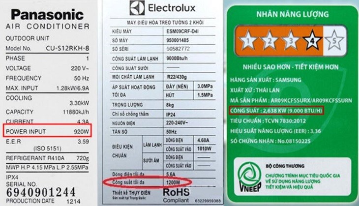 Cách tính tổng điện năng tiêu thụ trong gia đình