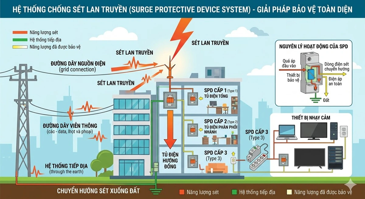 SPD chống sét là gì?